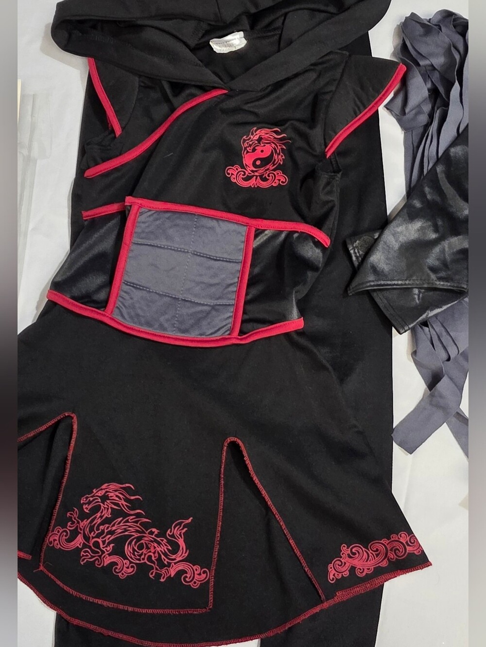 Spirit Fearless Ninja Child Size 6-8 Halloween Costume - Picture 6 of 9